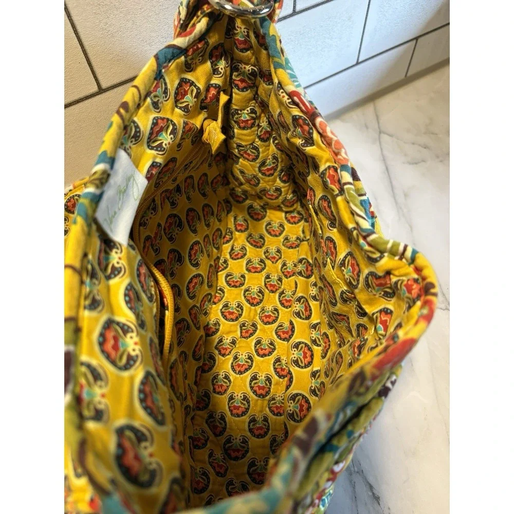 Vera Bradley Saddle Up Crossbody Bag Provencal Retired Fall 2012 Yellow Floral